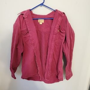 Woolrich pink button up